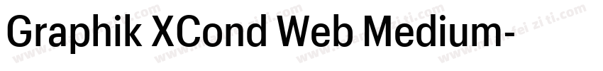 Graphik XCond Web Medium字体转换